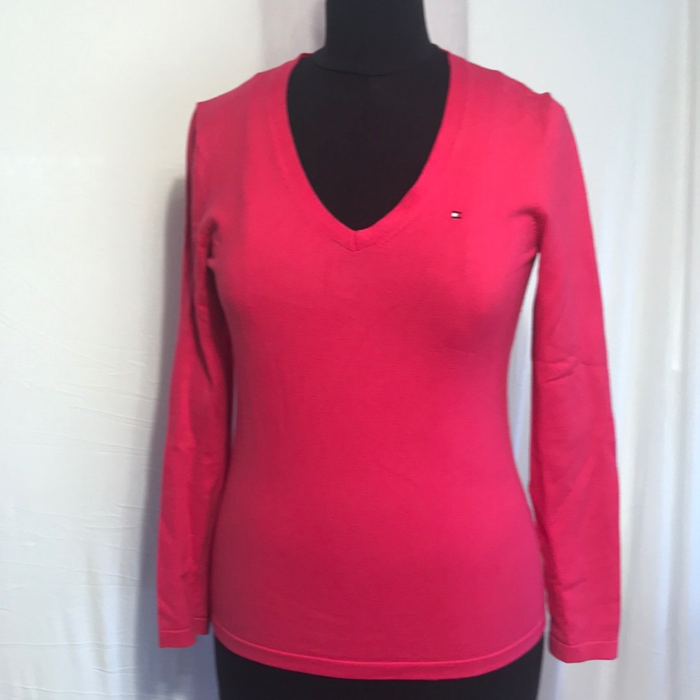 Pink long sleeve sweater